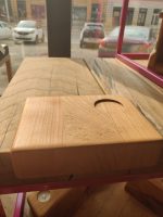 Natural Wood Tamper Stand