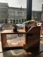 NATURAL WOOD DRIP STAND #L