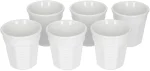 Bialetti Bicchierini White Set of 6 Espresso Cups - Image 4