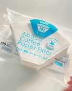 CAFEC Coffee Paper Filter Abaca Trapezoid -100 pices - Image 2