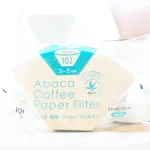 CAFEC Coffee Paper Filter Abaca Trapezoid -100 pices