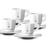 Bialetti Octagonal Espresso 4 šolje Beli set - Слика 2