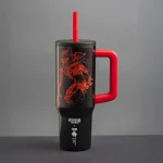 Bialetti Stranger Things Travel Mug with straw and handle (900ml)- glow in the dark - Image 3