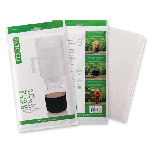 Toddy OS Paper Filter Bags 20 pcs (For Home and Essential Model) 1 Toddy OS papirne filter kese, 20 komada (za modele Home i Essential) - Слика 1